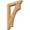 Ekena Millwork Westlake Slat Rough Sawn Bracket, Western Red Cedar, 4"W x 28"D x 40"H BKT04X28X40WTL06RWR - alternate 1